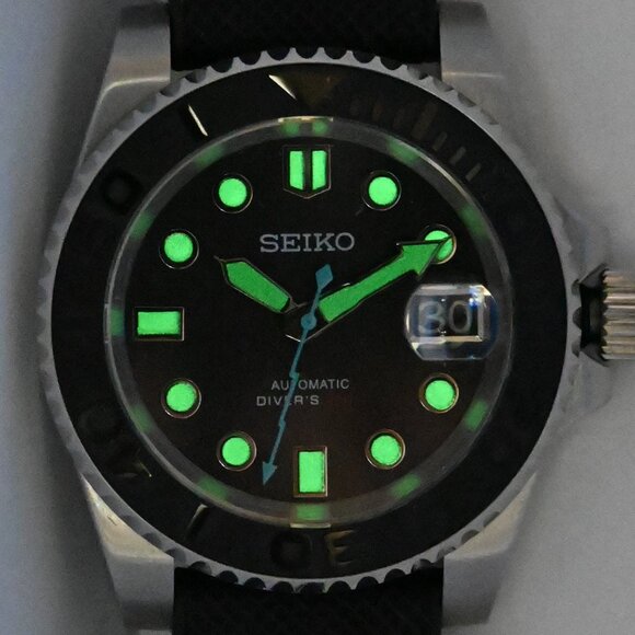 SekoMod Yachtmaster style NH35 movement 41mm Automatic Diver Watch Sapphire NEW - Picture 7 of 7